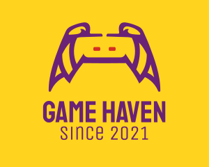 Purple Game Controller  logo design