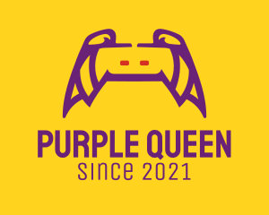 Purple Game Controller  logo design