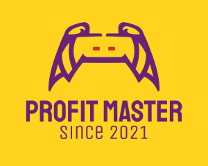 Purple Game Controller  logo design