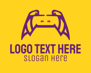 Purple Game Controller  Logo