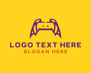 Purple Game Controller  logo design