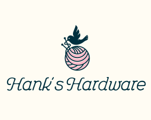 Hank - Bird Knit Yarn logo design