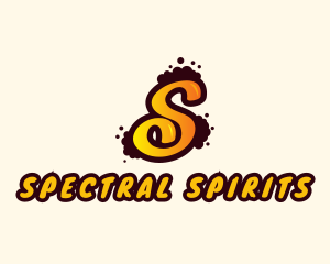 Letter S Graffiti Art logo design