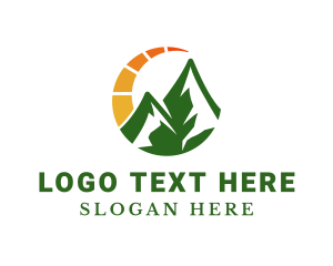 Tourism - Solar Energy Mountain logo design