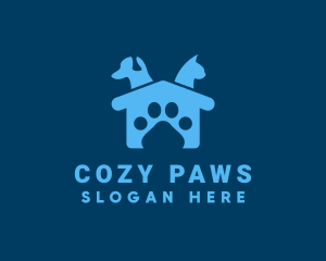 Dog Cat Pet Shelter logo design