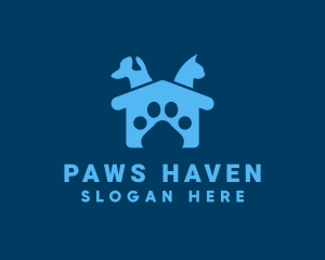 Dog Cat Pet Shelter logo design