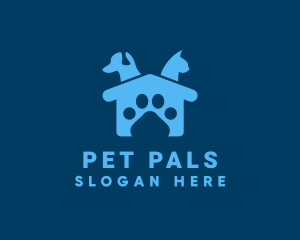 Dog Cat Pet Shelter logo design