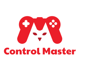 Controller - Cat Game Controller logo design