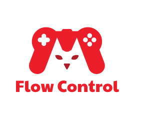 Cat Game Controller logo design