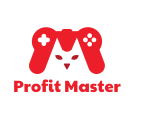 Cat Game Controller logo design