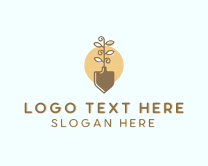 Tree Planting Shovel Logo