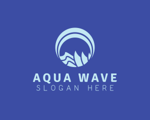 Water Beach Wave logo design