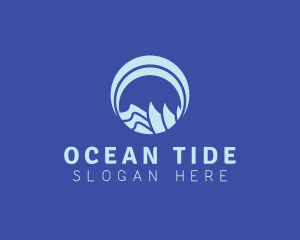 Water Beach Wave logo design