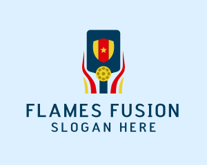 Flames - Table Tennis Team logo design