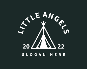 Outdoor Camping Tent  Logo