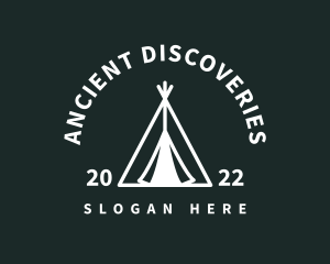 Outdoor Camping Tent  logo design