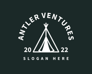 Outdoor Camping Tent  logo design