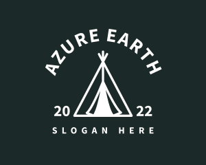 Outdoor Camping Tent  logo design