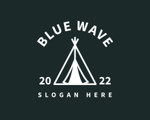 Outdoor Camping Tent  logo design