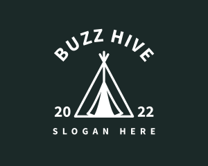 Outdoor Camping Tent  logo design