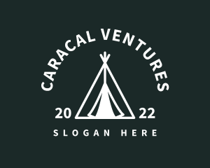 Outdoor Camping Tent  logo design