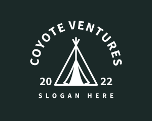 Outdoor Camping Tent  logo design