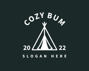 Outdoor Camping Tent  logo design