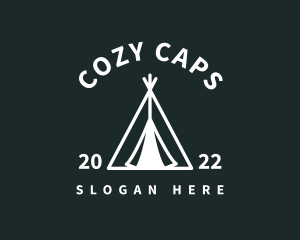 Outdoor Camping Tent  logo design