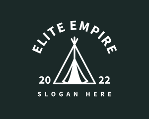 Outdoor Camping Tent  logo design