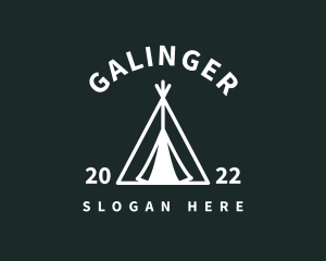 Mountain - Outdoor Camping Tent logo design