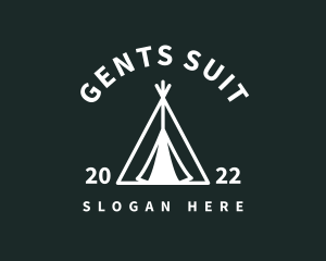 Outdoor Camping Tent  logo design