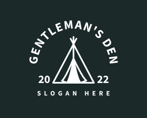 Outdoor Camping Tent  logo design