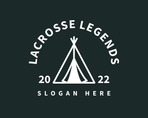 Outdoor Camping Tent  logo design