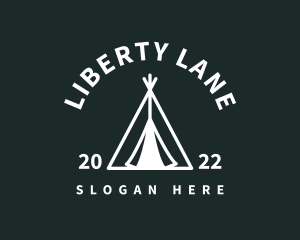 Outdoor Camping Tent  logo design