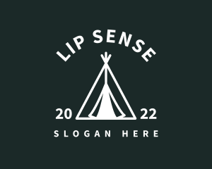 Outdoor Camping Tent  logo design