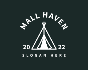 Outdoor Camping Tent  logo design