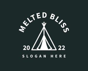 Outdoor Camping Tent  logo design