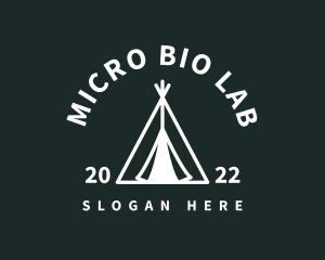 Outdoor Camping Tent  logo design