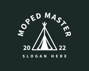 Outdoor Camping Tent  logo design