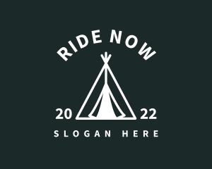 Outdoor Camping Tent  logo design