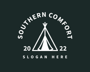 Outdoor Camping Tent  logo design