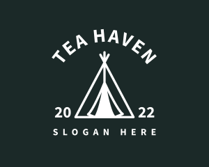 Outdoor Camping Tent  logo design