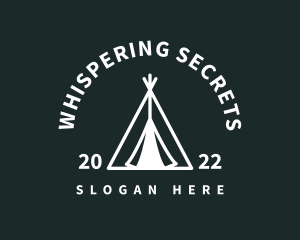 Outdoor Camping Tent  logo design