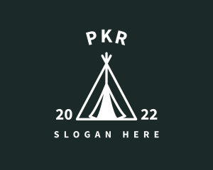 Outdoor Camping Tent  logo design