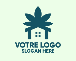 Marijuana Dispensary - Green Marijuana House logo design