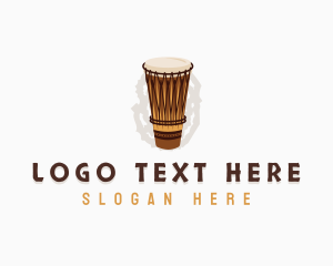 Craftsmen - African Music Drum Percussion logo design