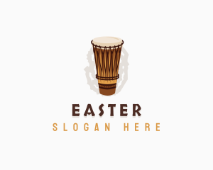 Culture - African Music Drum Percussion logo design