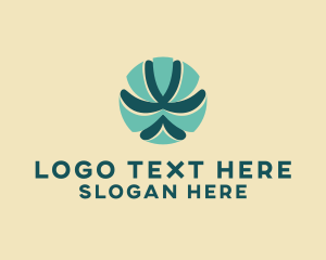 Telecommunication - Modern Globe Leaf logo design