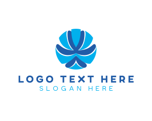 Shipping - Modern Globe Leaf logo design