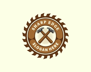 Saw - Saw Hammer Woodwork logo design